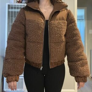 Abercrombie & Fitch Ultra Collection Brown Puffer